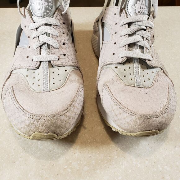 Nike Air Huarache 318429-111 White Men’s US 8 Huarache Run - Picture 3 of 7